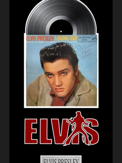 "Elvis Presley" Signed Album "Loving You"