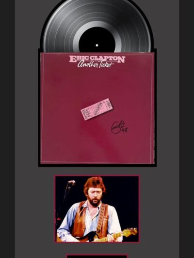 "Eric Clapton" Autographed Album "Another Ticket"