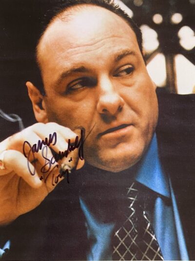 "James Gandolfini" 8x10 Autographed Photo