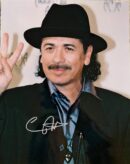 "Carlos Santana" Autographed 8x10 Photo