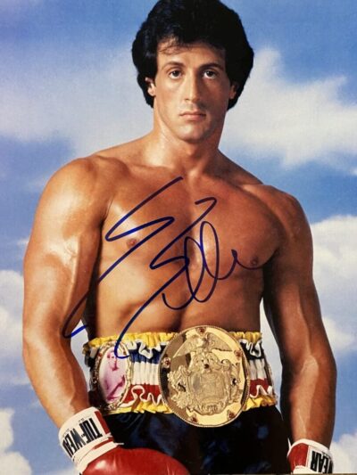 "Sylvester Stallone" Autographed 8x10 Photo