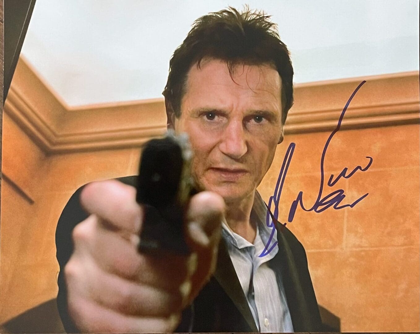 "Liam Neeson" Autographed 10x8 Photo