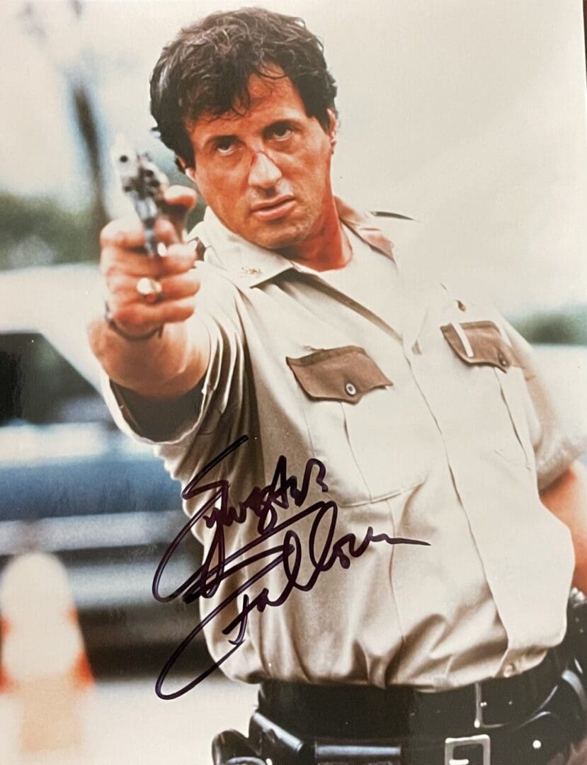 "Sylvester Stallone" Autographed 8x10 Photo