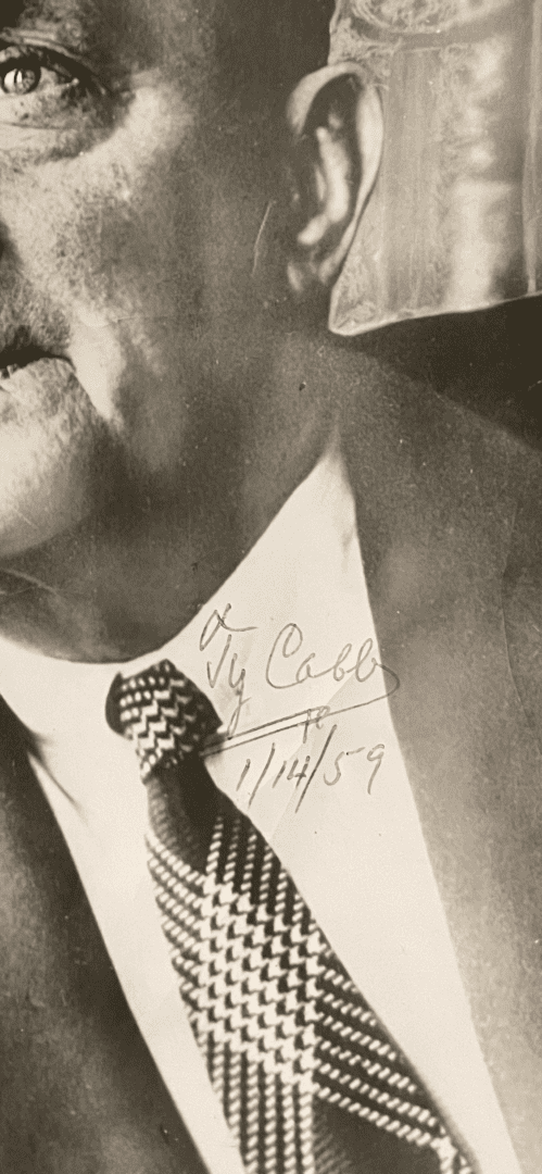 "Ty Cobb" Autographed Photo - Image 2