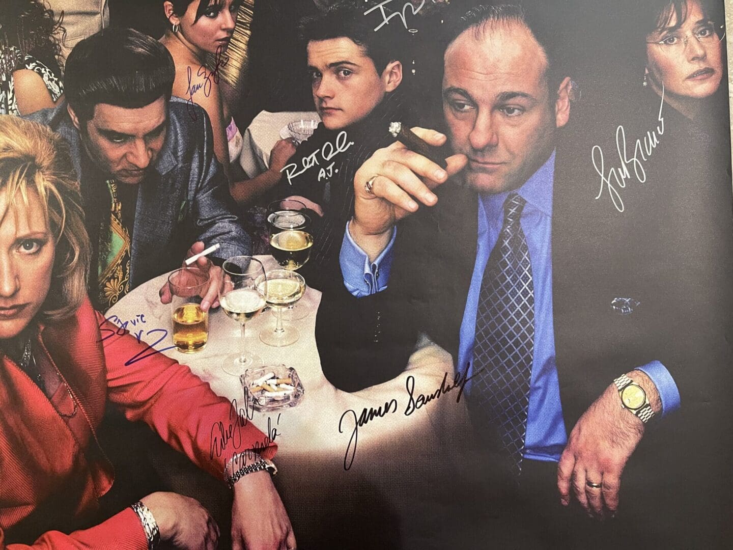 "Sopranos" Cast Autographed Poster - Image 3