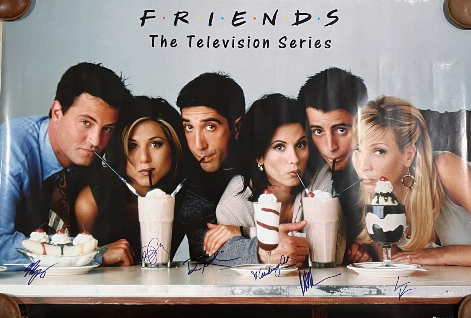 "Friends" Autographed Poster