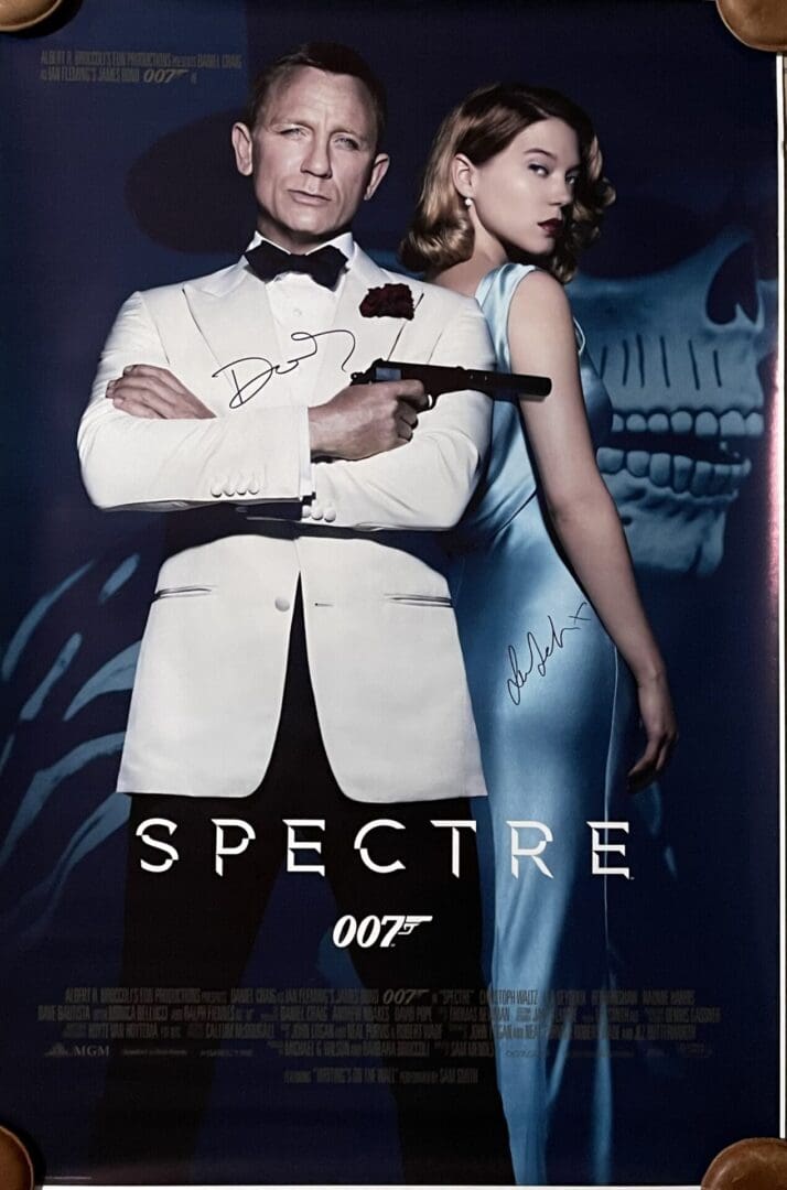 "James Bond: Spectre" Autographed Poster