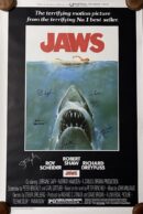 "Jaws" Cast Autographed Movie Poster