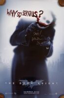 "The Dark Knight" Autographed Movie Poster