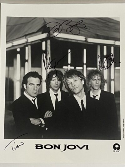 "Bon Jovi" Autographed 8x10 Photo