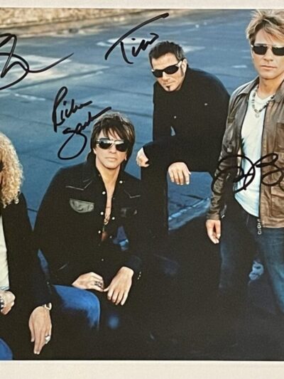 "Bon Jovi" Autographed 10x8 Photo