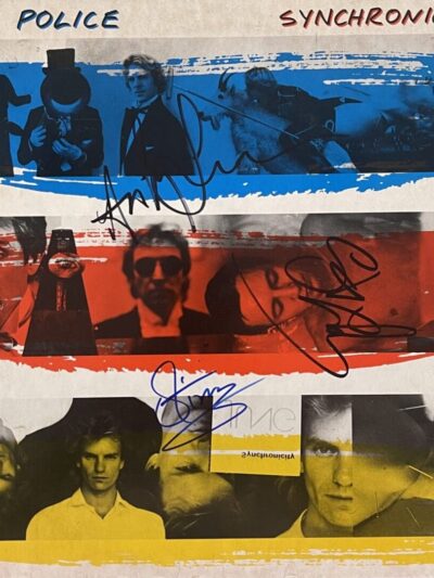 "Police" Band Signed Album "Synchronicity"