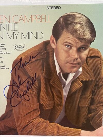 "Glen Campbell: Gentle on my mind" Autographed Album