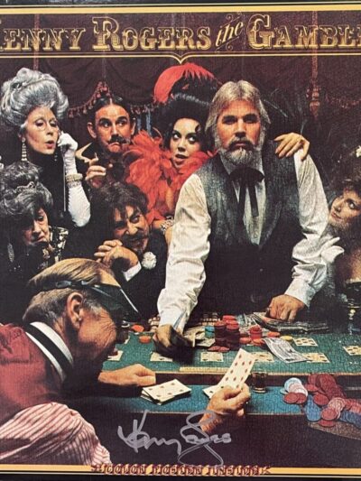 "Kenny Rogers" Autographed Album "Kenny Rogers the Gambler"