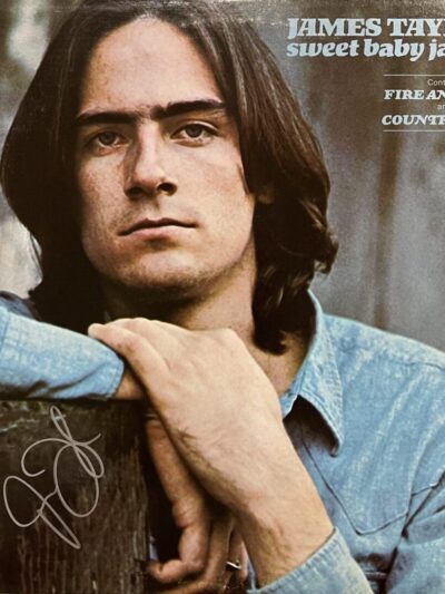 "James Taylor" Autographed Album "Sweet Baby James"
