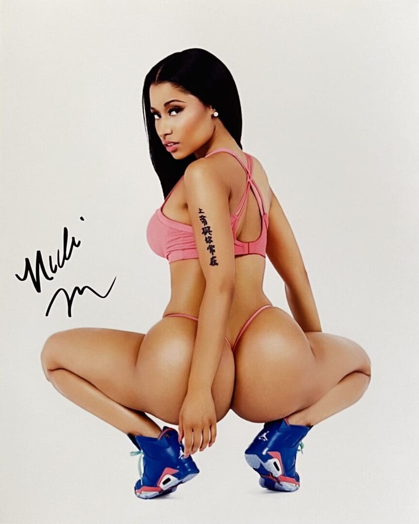 "Nicki Minaj" Autographed 8x10 Photo