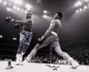 "Muhammad Ali and Joe Frazier" Autographed 10x8 Photo