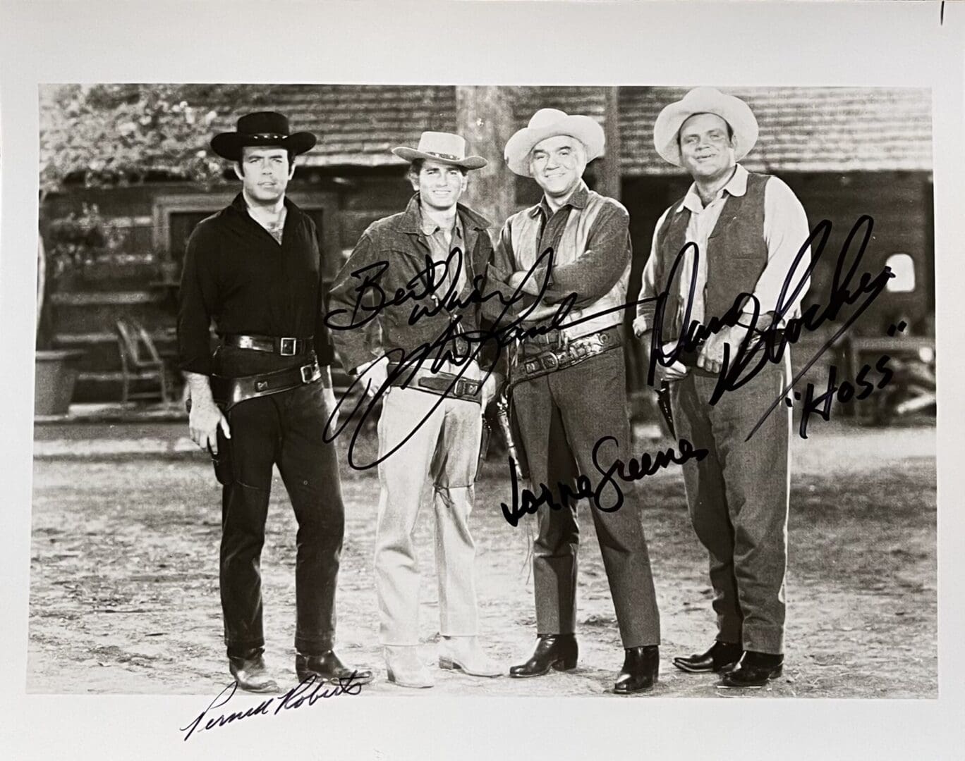 "Bonanza" Signed 10x8 Photo