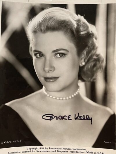 "Grace Kelly" Autographed 8x10 Photo