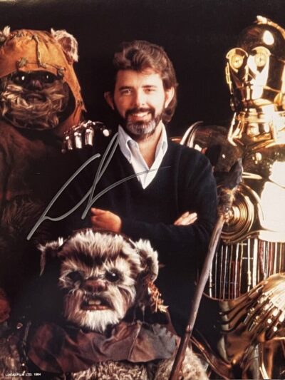 "George Lucas" Autographed 8x10 Photo