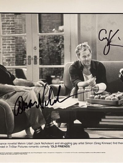 "Old Friends" Autographed 10x8 photo