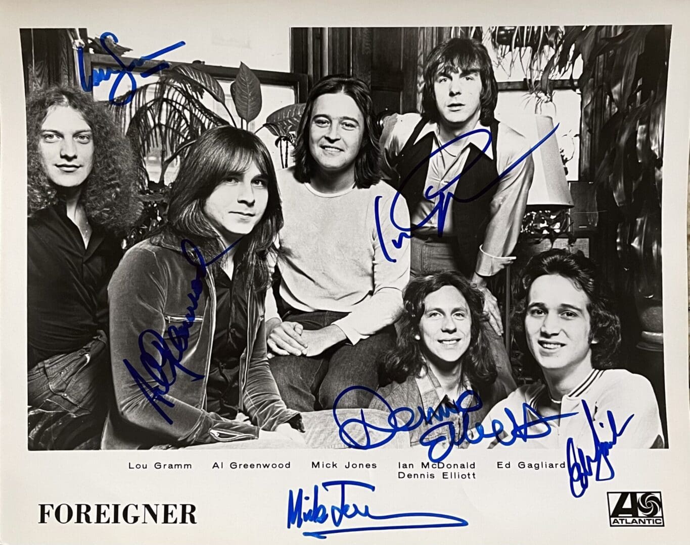 "Foreigner" Autographed 10x8 Photo