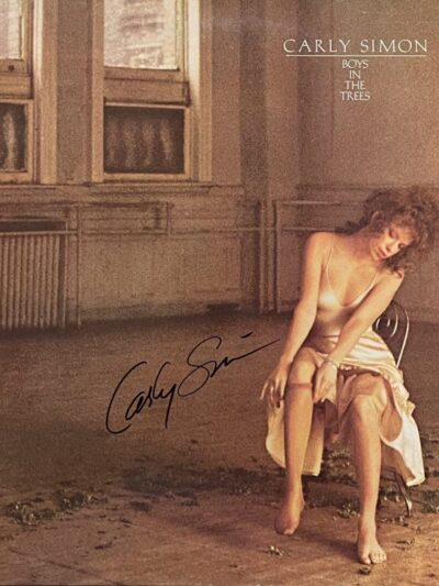 "Carly Simon" Autographed Album "Boys In The Trees"