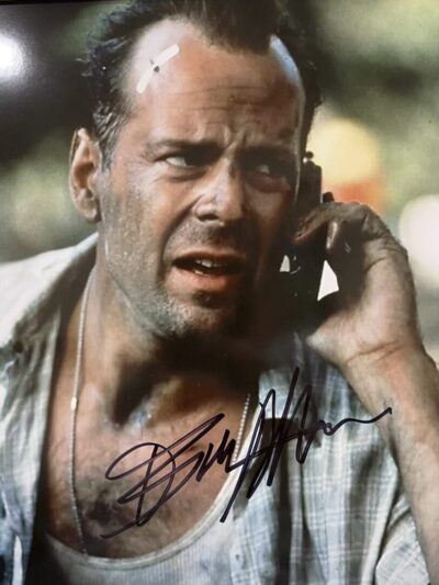 "Bruce Willis" Autographed 8x10 Photo