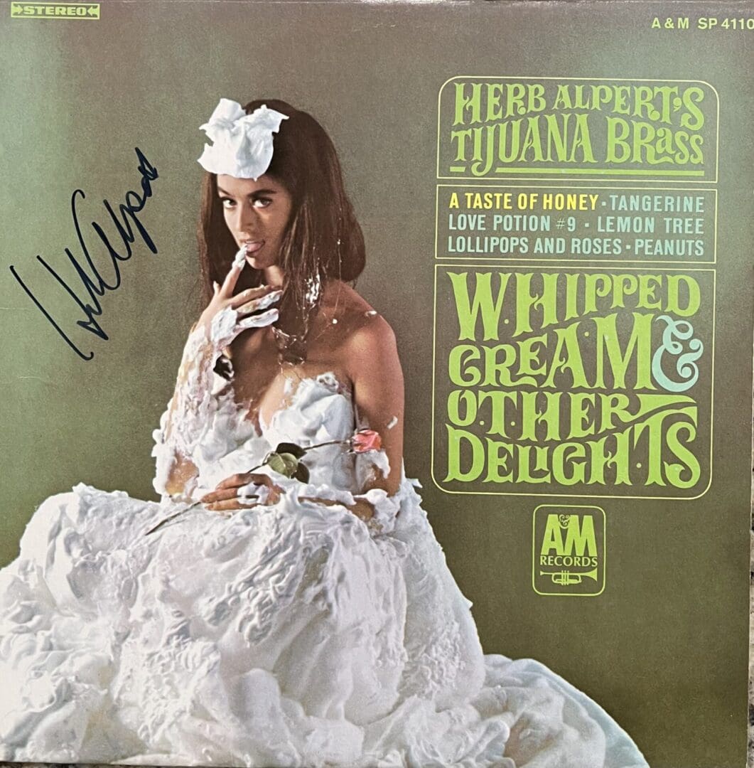 "Herb Alpert" Autographed Album