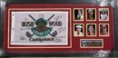 *Framed* "Caddyshack" Cast Signed 12x20 "Bush Wood Country Club" Flag