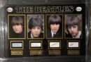 *Framed* Signatures of all 4 Beatles with photos