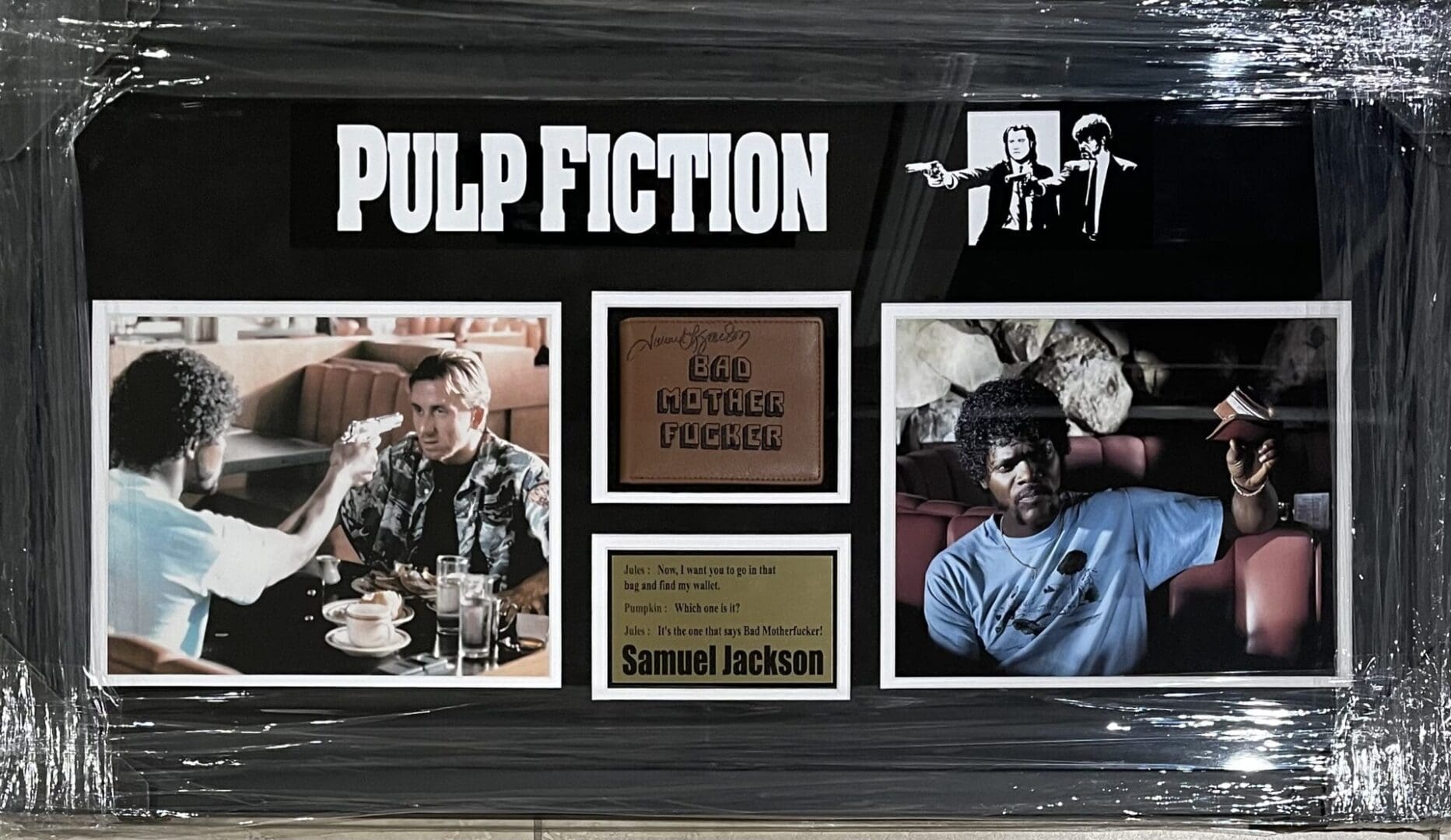 *Framed* "Pulp Fiction" Autographed Replica Wallet