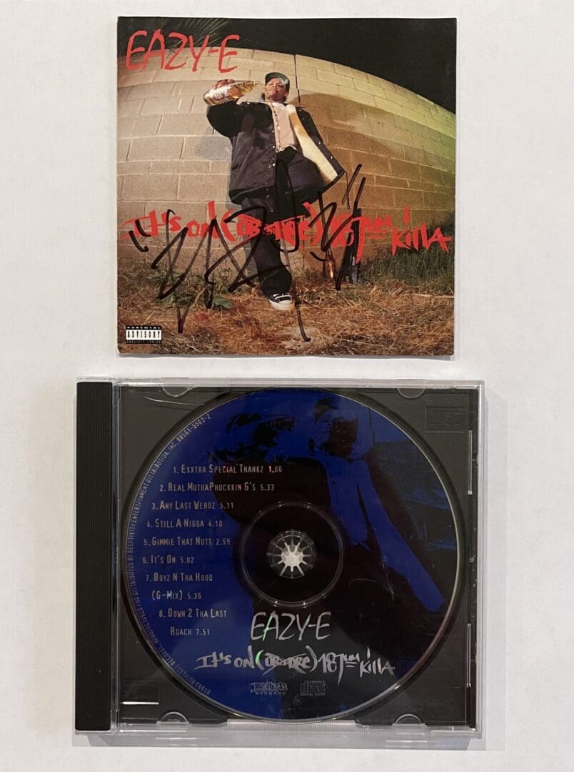 Eazy-E "It’s On" Autographed CD Sleeve - Image 2