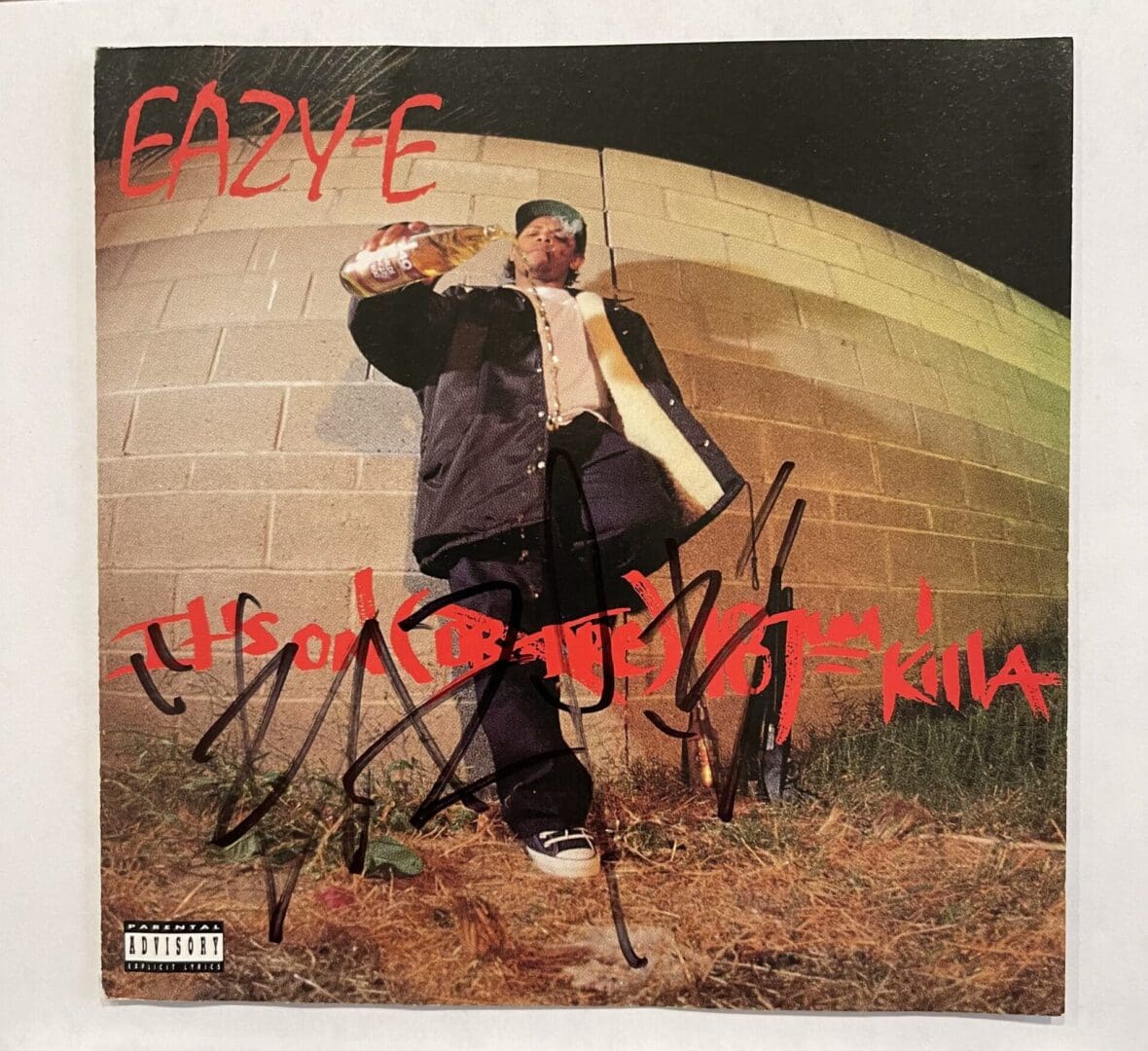 Eazy-E "It’s On" Autographed CD Sleeve
