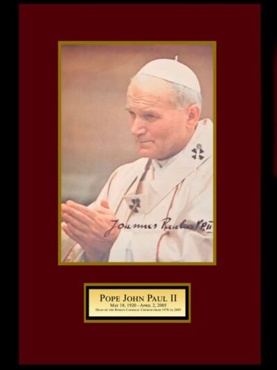 "Pope John Paul II" Autographed 4x6 Photo