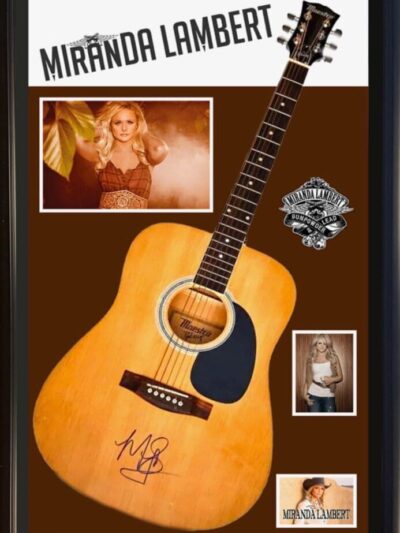 "Miranda Lambert" Autographed Guitar