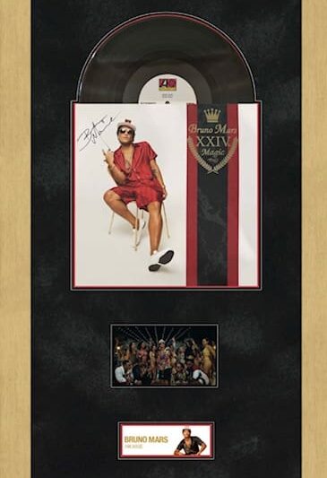 "Bruno Mars" Autographed Album "XXIV Magic"