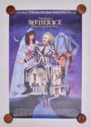 "Beetlejuice" Cast Autographed Movie Poster