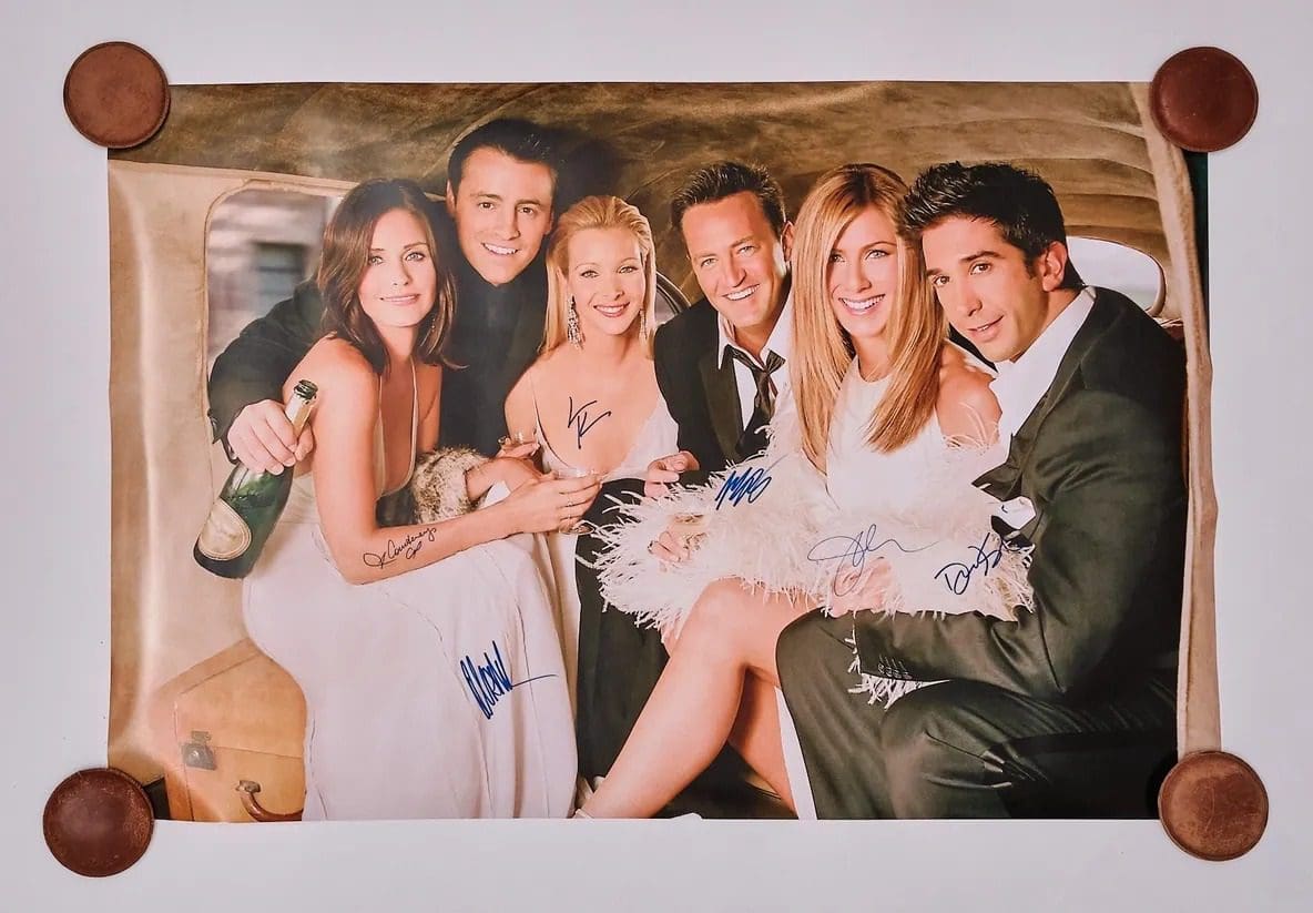 "Friends" Autographed Poster