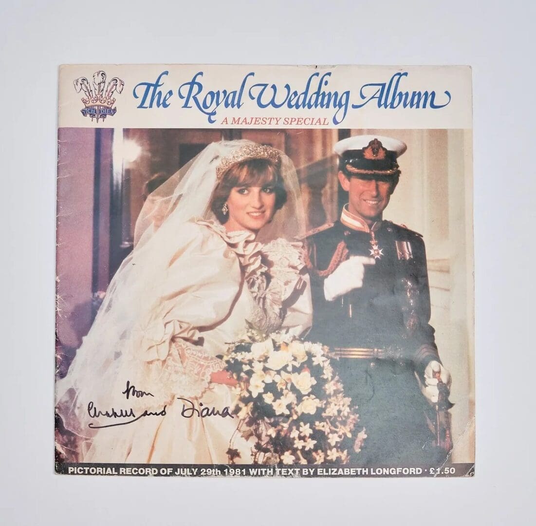"The Royal Wedding Album" Autographed by Princess Diana and Prince Charles