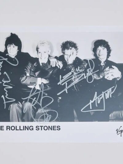 "Rolling Stones" Autographed 10x8 Photo