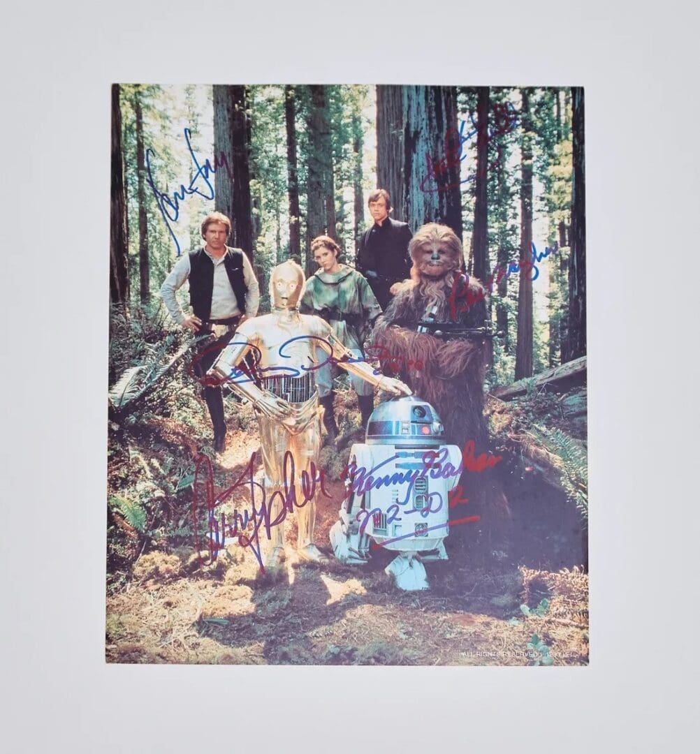 "Star Wars" Autographed 8x10 Photo
