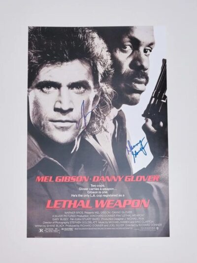 "Lethal Weapon" Autographed Mini Movie Poster