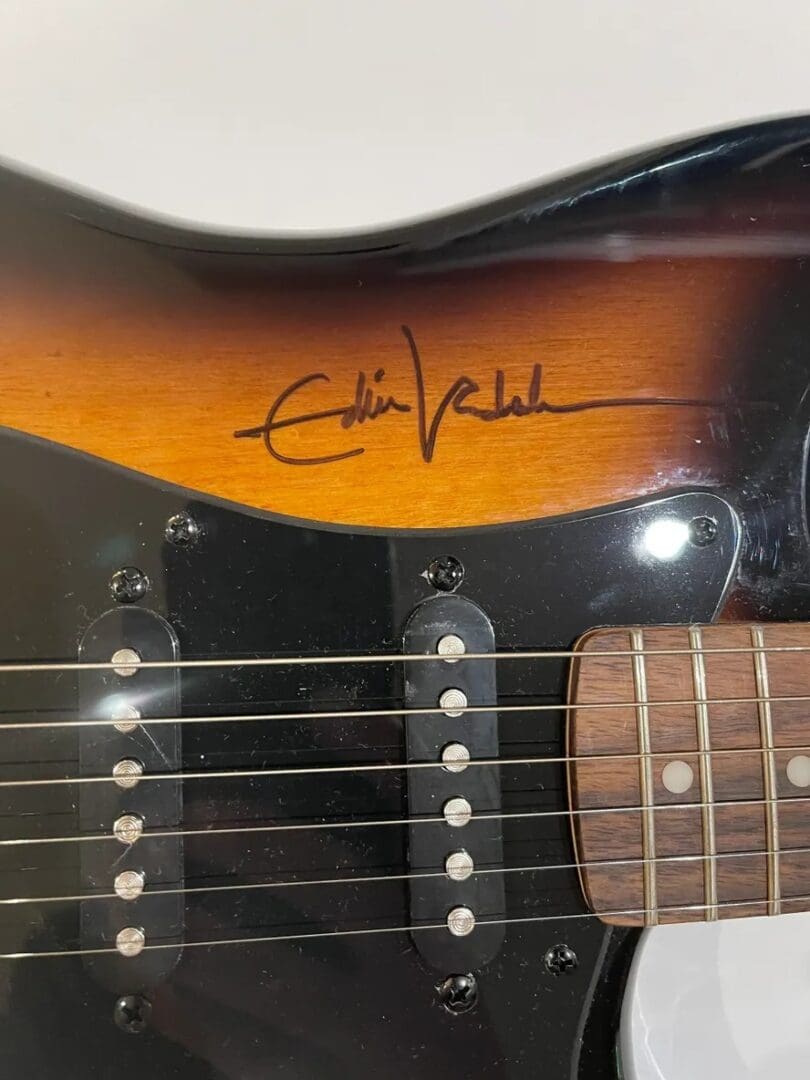 "Pearl Jam" Autographed Guitar - Image 3