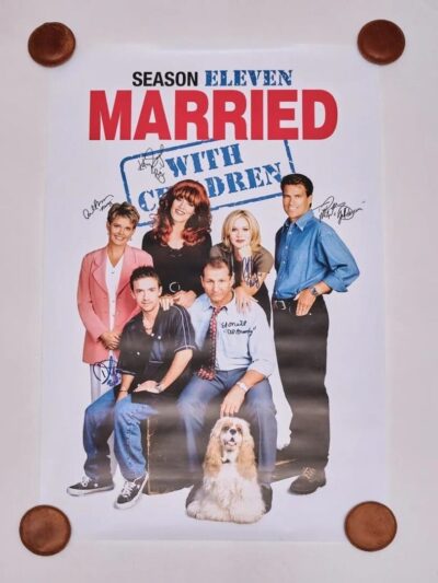 "Married With Children" Cast Autographed Poster