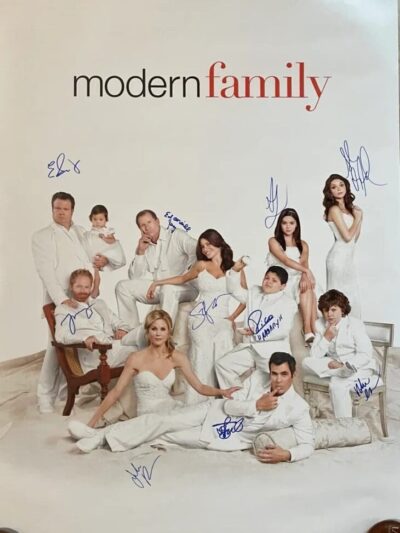 "Modern Family" Autographed Cast Poster
