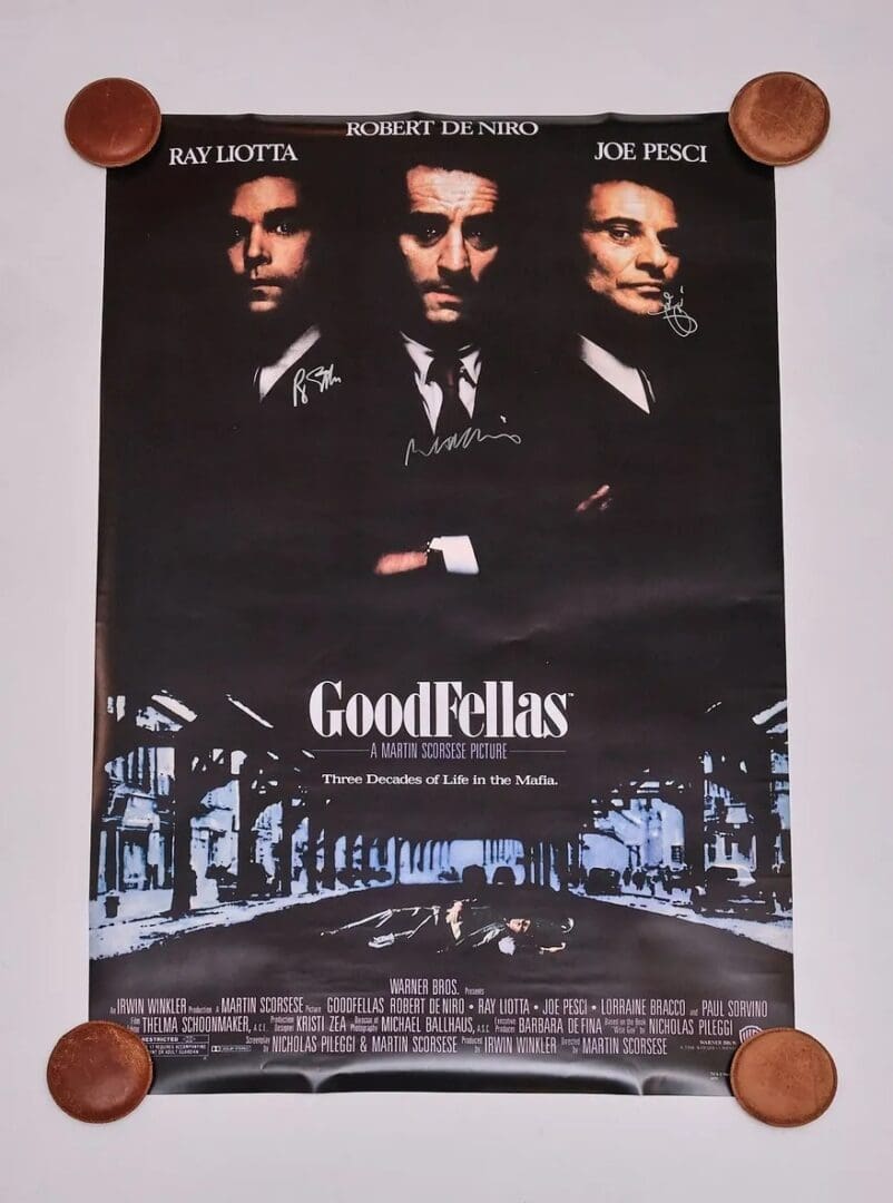 "GoodFellas" Cast Signed Poster