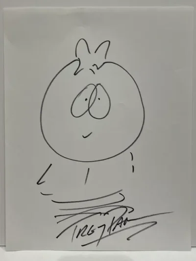 "South Park" Trey Parker Autographed Sketch (Butters)