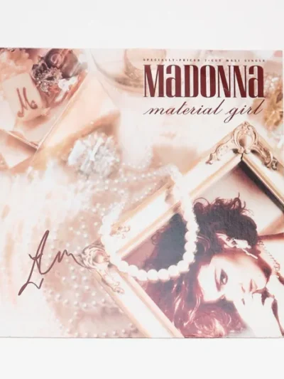 "Madonna" Signed Album "Material Girl"