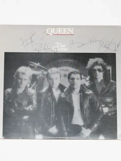"Queen" Band Signed Album "The Game"